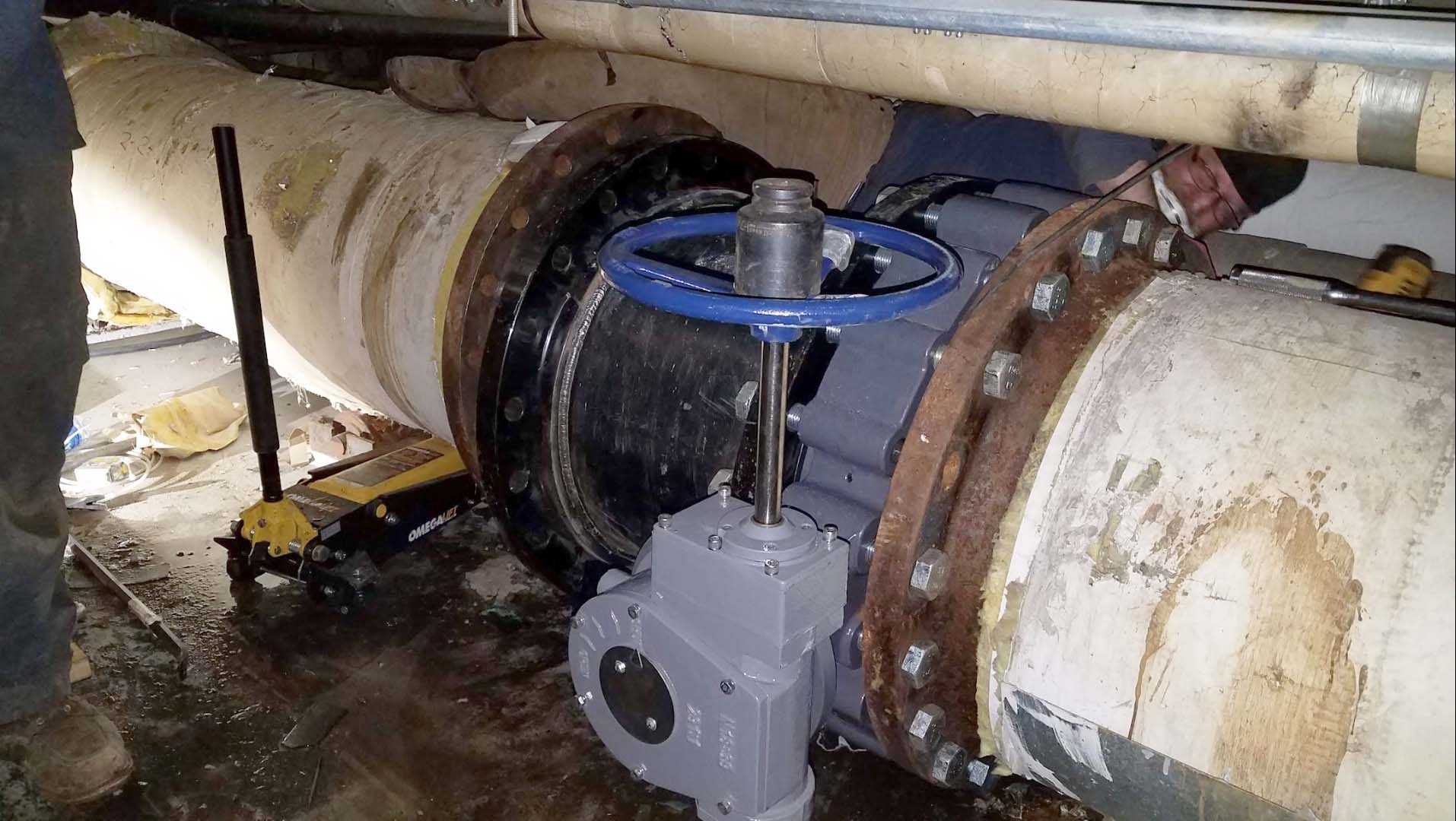 installation of isolation valve